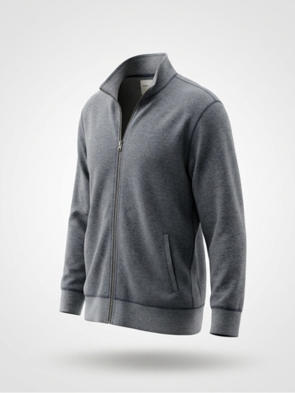 Billy Reid Men's Full-Zip Sweater Jacket in Charcoal Gray #casualwear #casual